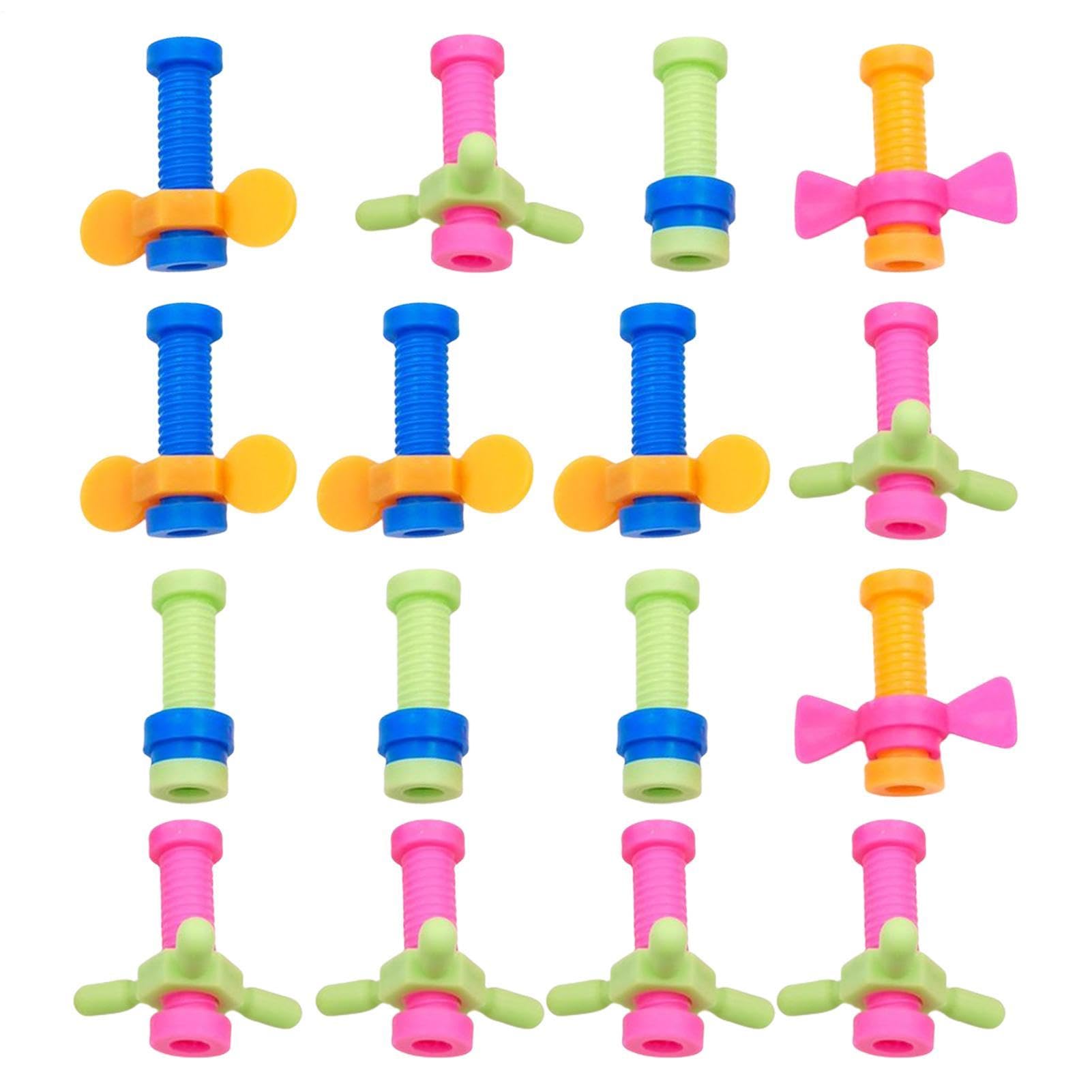 16PCS Fidget Pencil Toppers for Kids & Adults – Spinner Sensory Toy for Pen & Pencil – & Focus Tool for School, Office & Home – Colorful ADHD & Friendly Stationery (Random Colour