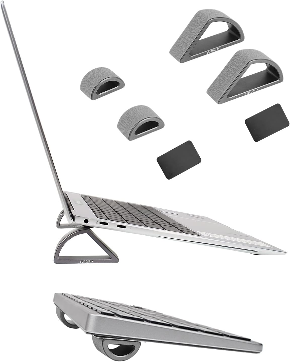 Portable Laptop Stand Keyboard Riser SUPGALIY 4 Pack AntiSlip