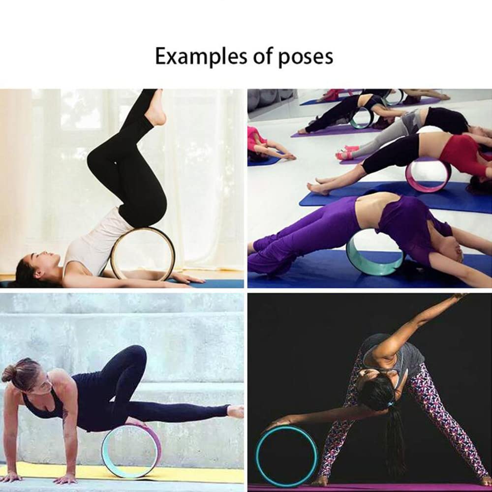 Yoga Pilates Circle TPE Yoga Fitness Roller Wheel Strumento di Allenamento per La Schiena Dimagrante Anello per Pilates A Forma di Vita Magica