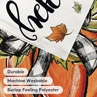 AVOIN colorlife Happy Fall Garden Flag 12x18 Inch Double Sided Outside — image 7