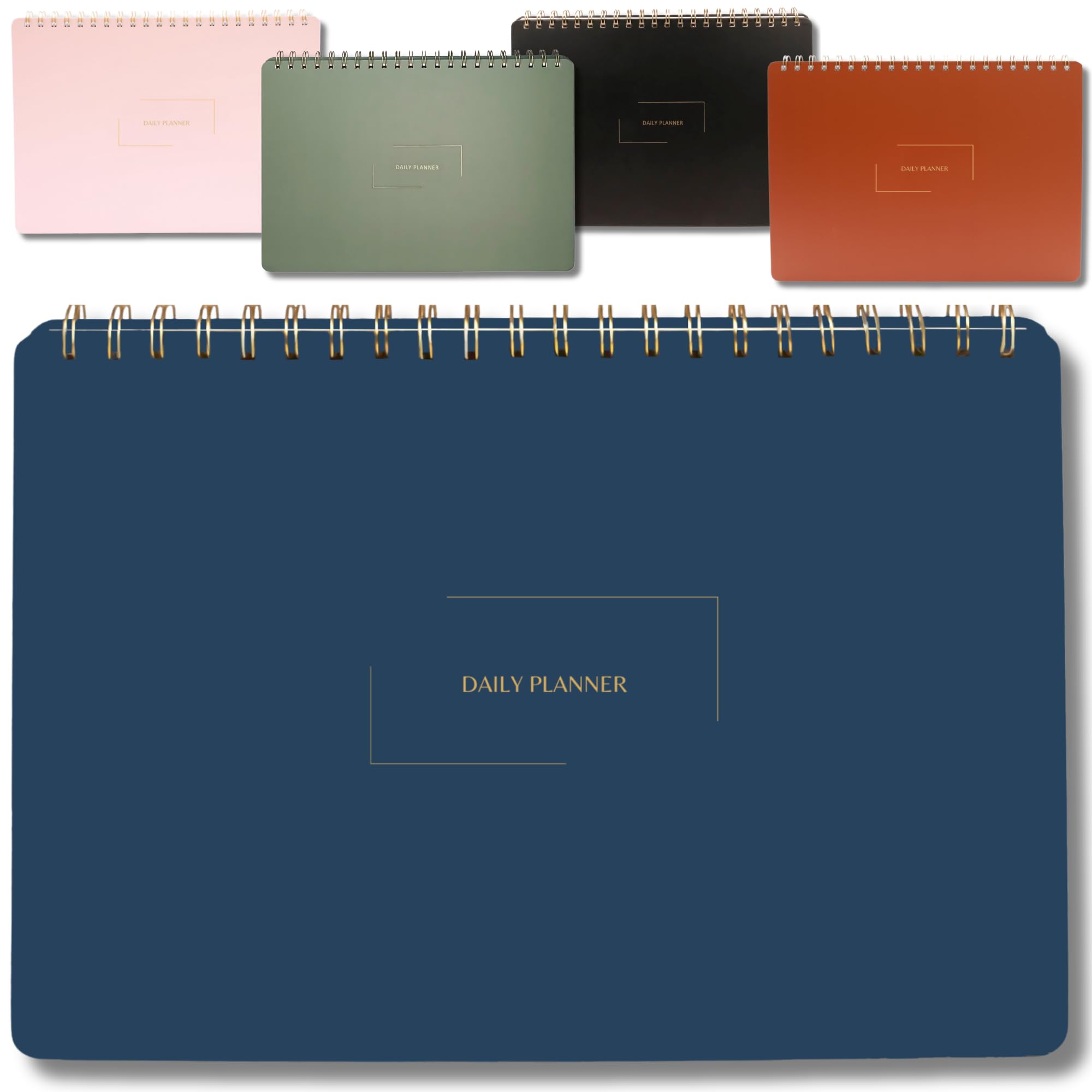 Merely Home Undated Daily Planner | 8.25” x 11.75” Work To-Do Notebook | ADHD Academic Organizer | Multi-Layout | Men and Women Planner | College