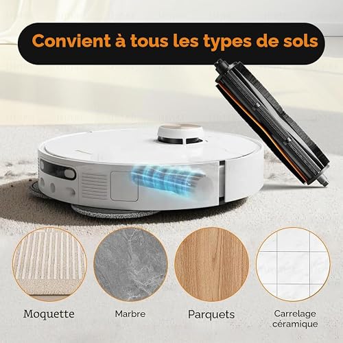 TriCut Brush Compatible with Dreame L10s Ultra Gen 2/L10s Pro Robot Vacuum - 6