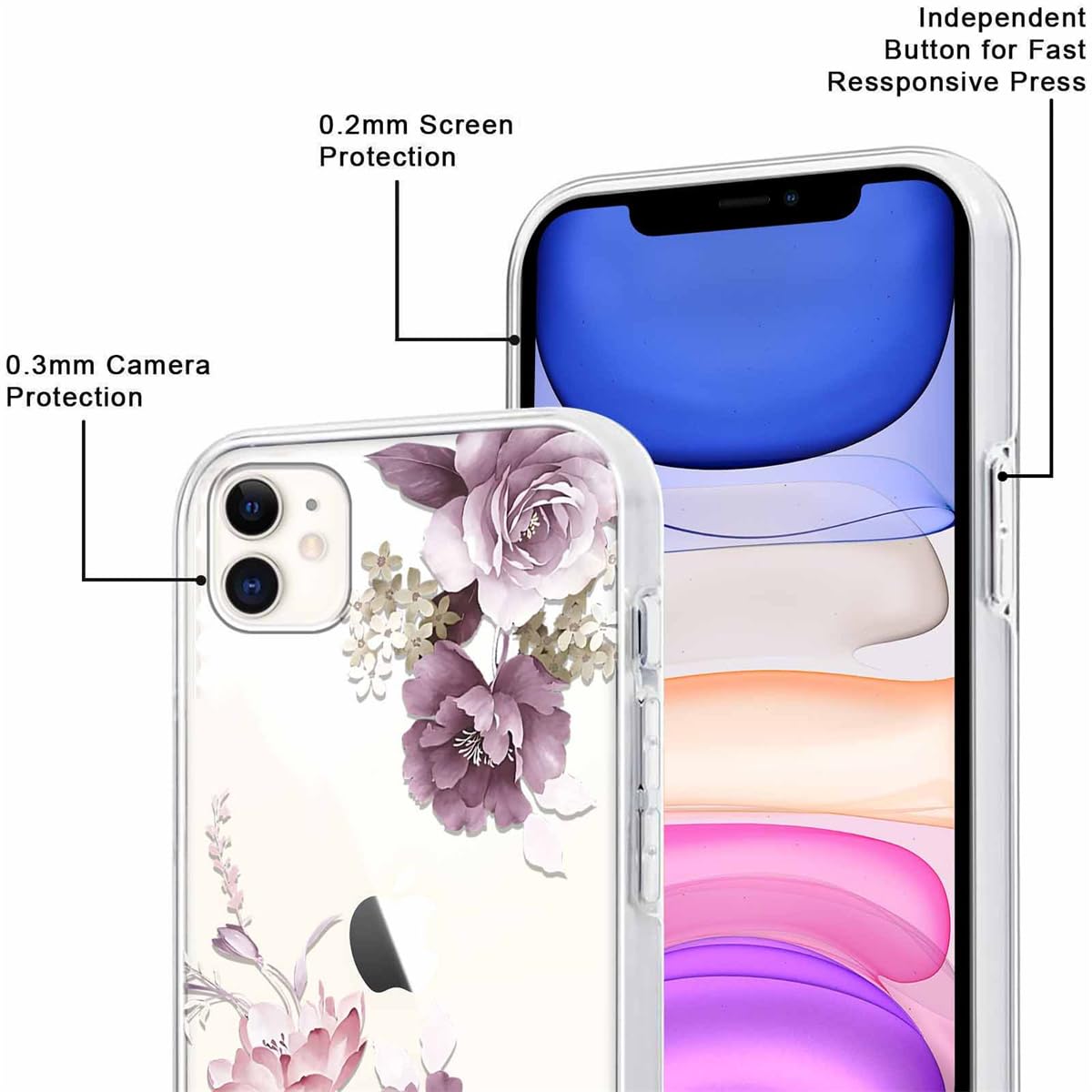 Yoedge 2 Pezzi Cover per iPhone 11 Pro 5,8, Ultra Sottile