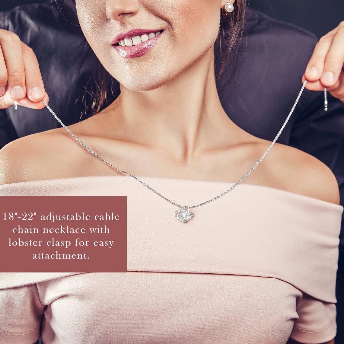 Daughter Necklace From Dad, Daughter Gift From Dad, Anniversary Graduation Christmas Birthday Gifts For Daughters From Mom, Meaningful Gift For Daughters With Message Card And Box - Image 7