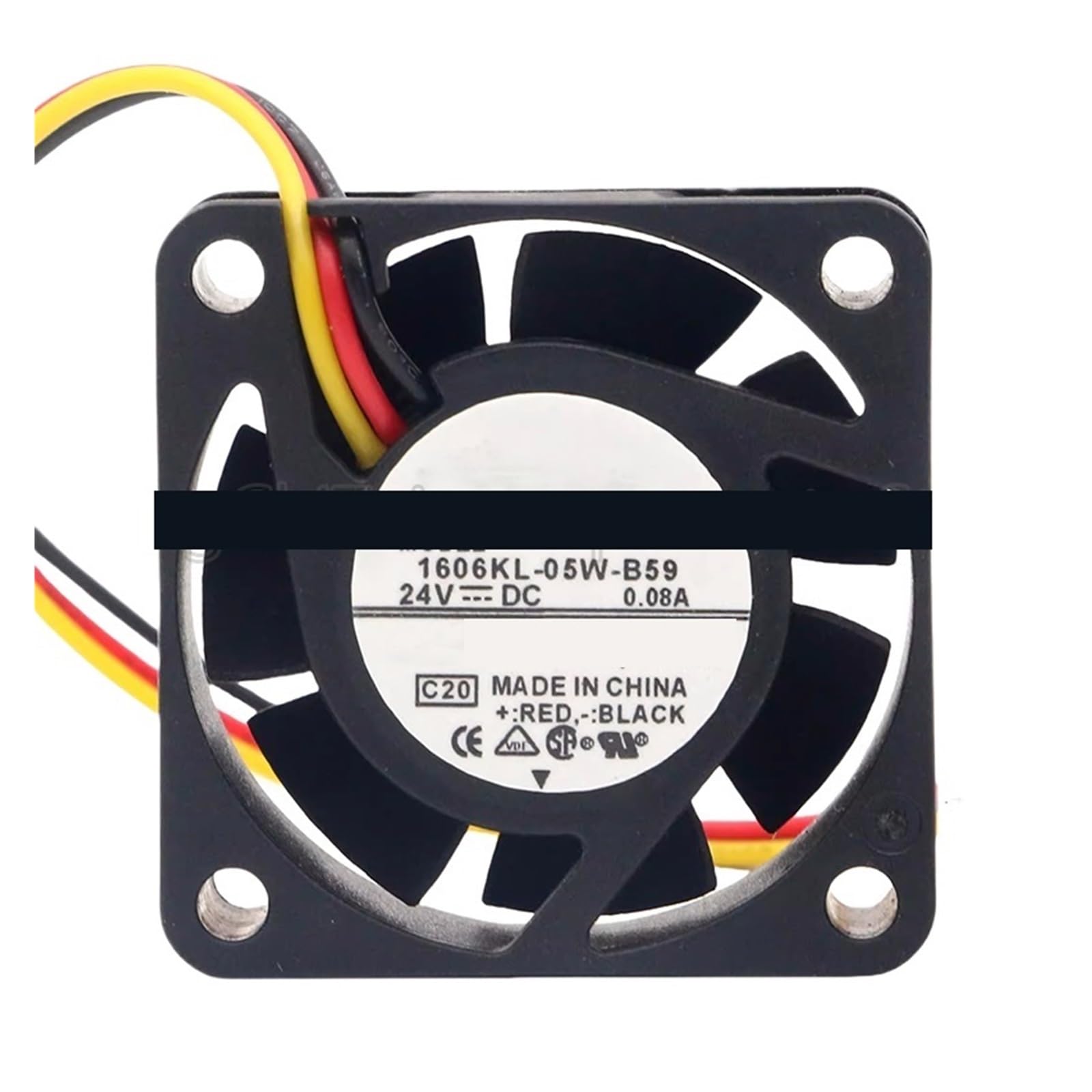 Ventilateur 1606KL-05W-B59 24V anti surchauffe pour armoire technique
