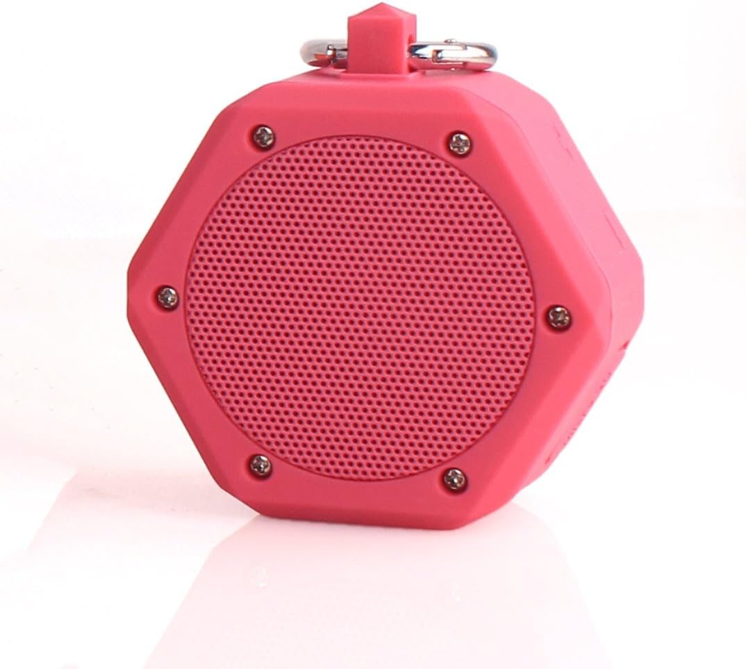 YunMei® Portable Mini Wireless Bluetooth Stereo Speaker,Multi-purpose Waterproof Outdoor/Shower Speaker, with 3W stereo Bluetooth speaker BB-120 (Pink)