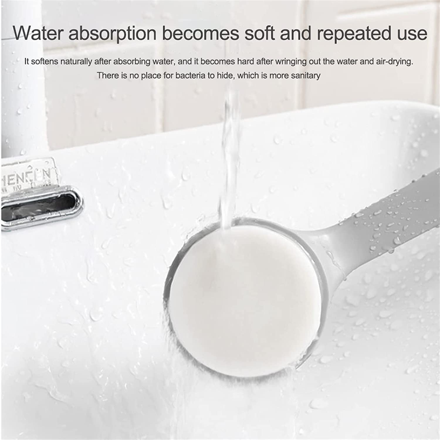 2 unids Esponja Ducha detérgico Lotion aplicador Esponja baño Espalda Cepillo Largo Mango de Cuerpo Lavado de Cuerpo Cepillo de Piel