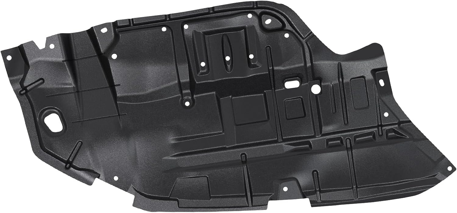 ALMULOO Engine Splash Shield Compatible with 2012 2013 2014 Toyota Camry Set of 2 Driver & Passenger Side Under Cover Guards Replacement for 5144206140 5144106150 TO1228178 TO1228177