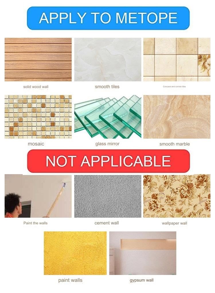 Ganchos adhesivos de alta resistencia, ganchos de pared, Perchero de aluminio for cocina, sin perforaciones, con ganchos autoadhesivos resistentes y 4 ganchos de acero inoxidable extraíbles, estantes