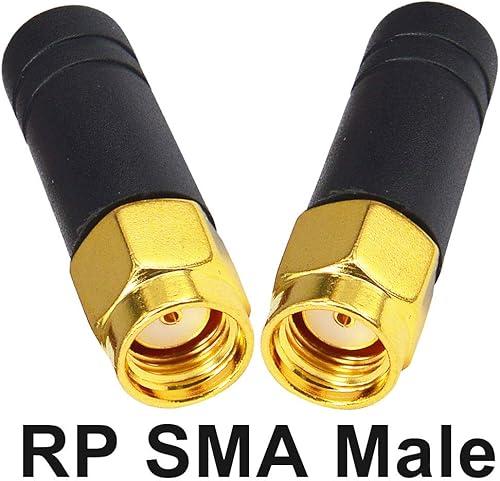 Miniatura 4 de onelinkmore Antena de red inalámbrica 2.4G WiFi Antena para antena FPV TX con cable hembra RP-SMA dipolo látigo FPV PC Antena Pack de 2