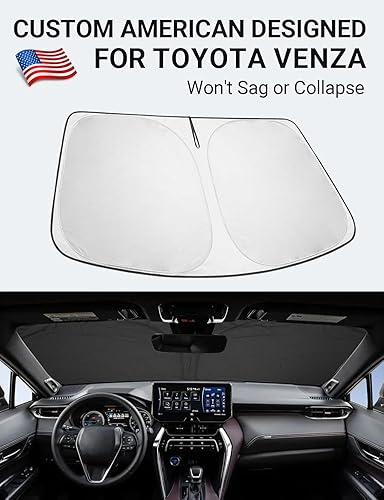 Vista 250 de Proadsy Parasol para parabrisas para BMW X1 F48 2016-2022 de 4 capas plegable, protector de parasol frontal que bloquea los rayos UV y mantiene