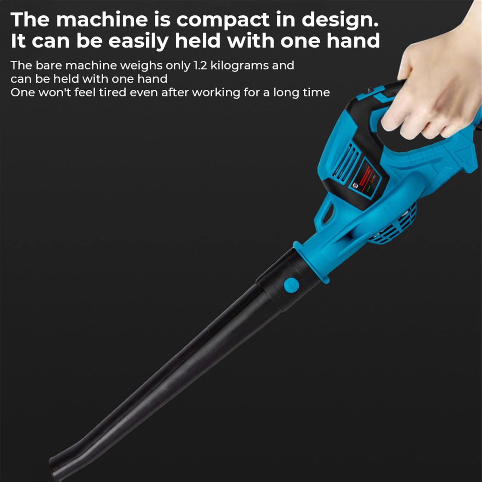 Bezprzewodowa dmuchawa do liści Electric Air Blower Garden Cordless Vacuum Cleaner Dust Computer Collector Handheld Power Tools