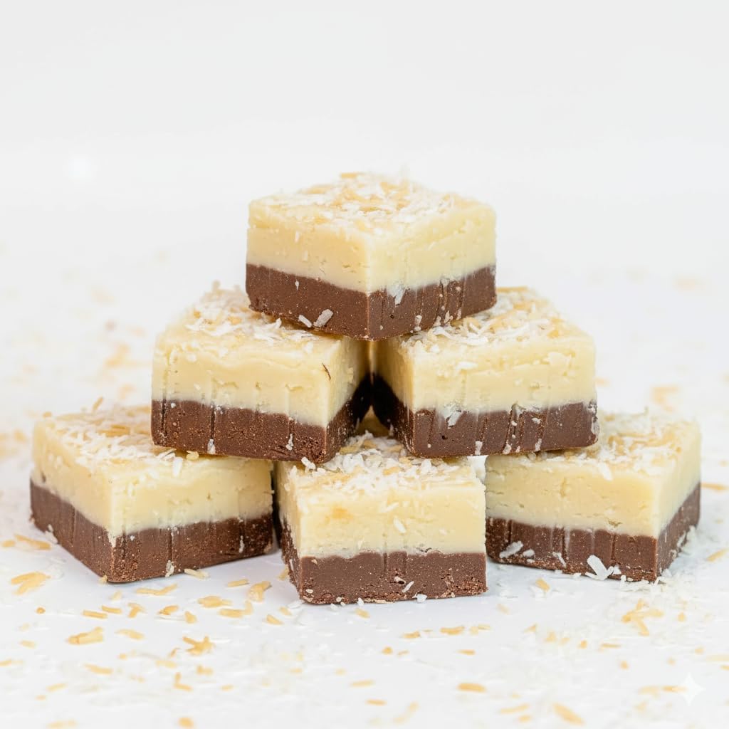 Valley Fudge, Coconut Cream, Fresh Artisan Fudge, Real Butter, Gourmet Candy, Half Pound Package