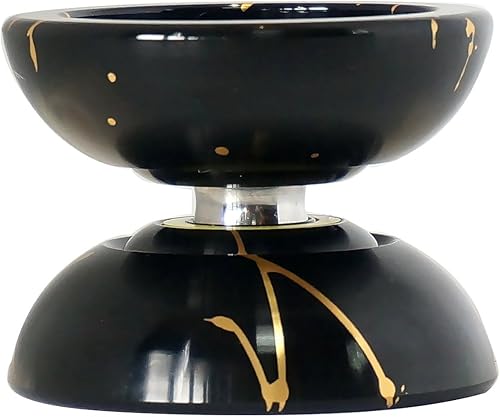 Miniatura 4 de magicyoyo N11 aleación de aluminio profesional Yo-Yos Bolas Yoyo pelota + 5 Cuerdas + Guantes Toy Niños Presentes Girl Boy Regalos  -Gold & Negro