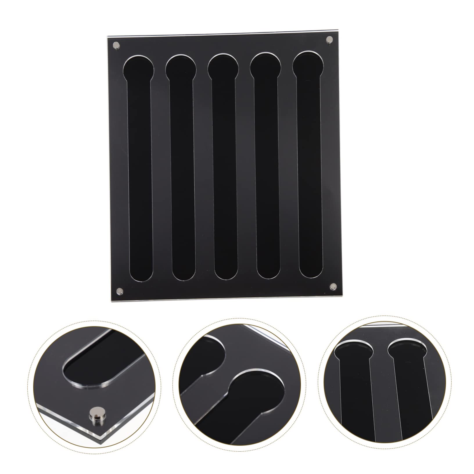 Mikinona Soporte para Cápsulas de Café Organizador de Pared Acrílico Elegante para Cocina y Oficina