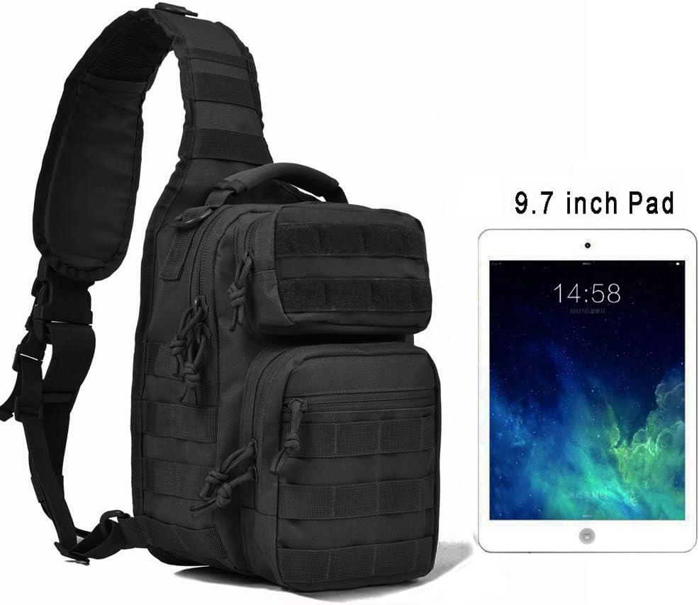 Tactical Sling Bag Pack Military Sling Assault Range Diaper Bag Backpack : Sports & Outdoors