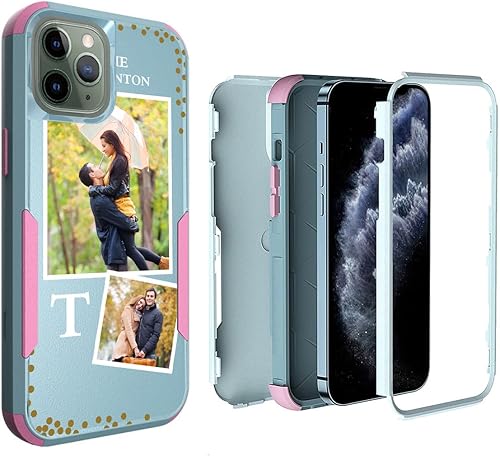 Vista 34 de Funda de teléfono con fotos personalizada para iPhone 11 Pro Max, diseño de collage de imágenes personalizadas, fundas personalizadas para impactos
