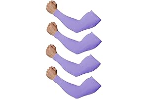 Light Purple, Lavender, Lilac UV Protection Arm Sleeves for Men and Women