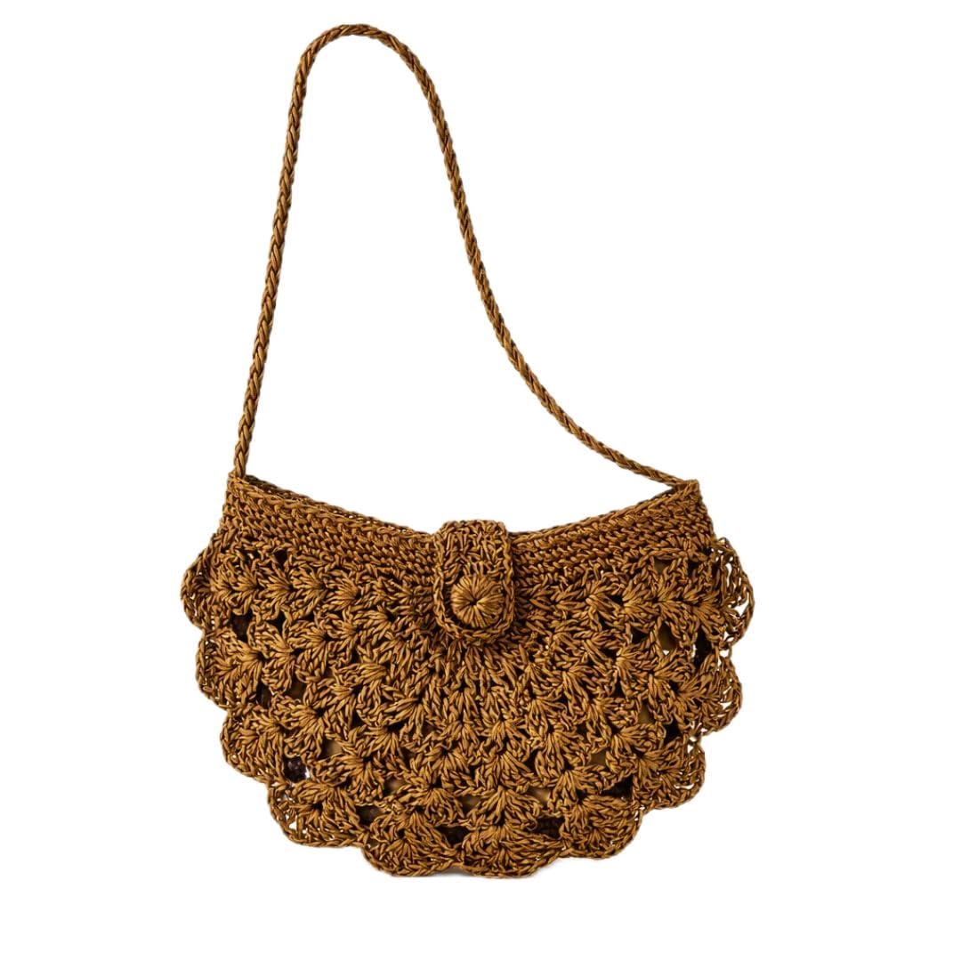 blue beads Women Woven Straw Crossbody Bag | Mini Sling Shoulder Bag with Adjustable Strap | Summer Beach Handbag for Travel, Casual & Daily Use-picture-27