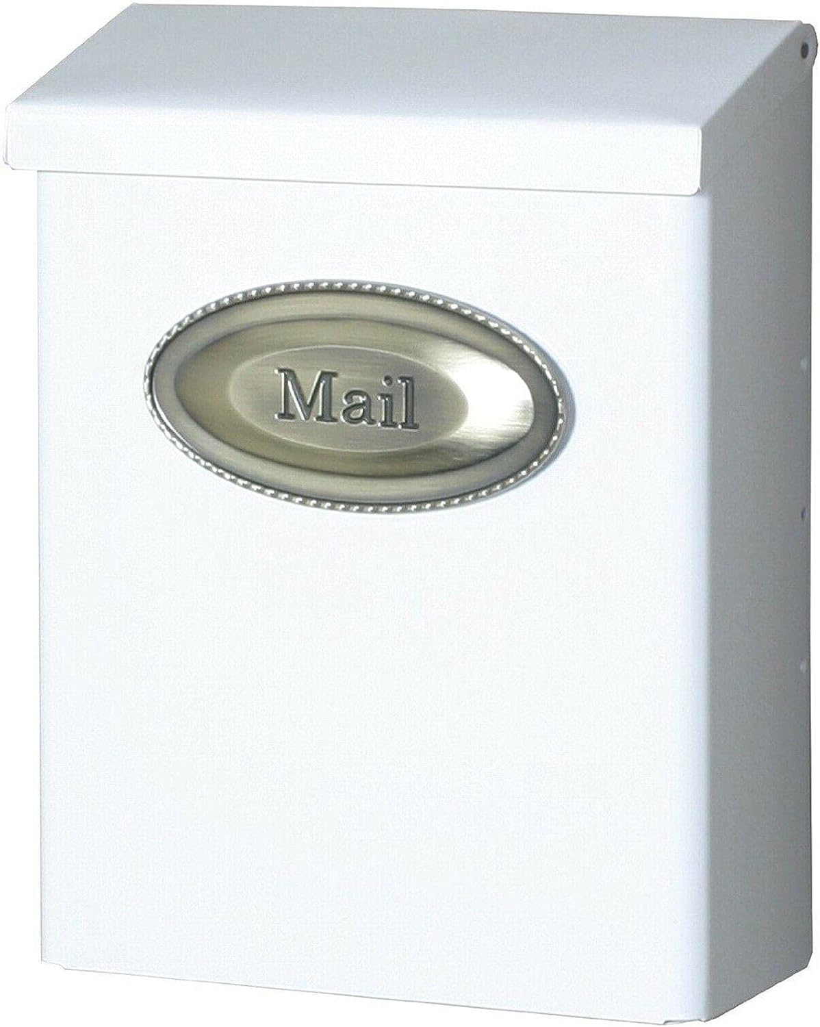 ScreenM HeavyDuty Designer Wallmount Mailbox, White