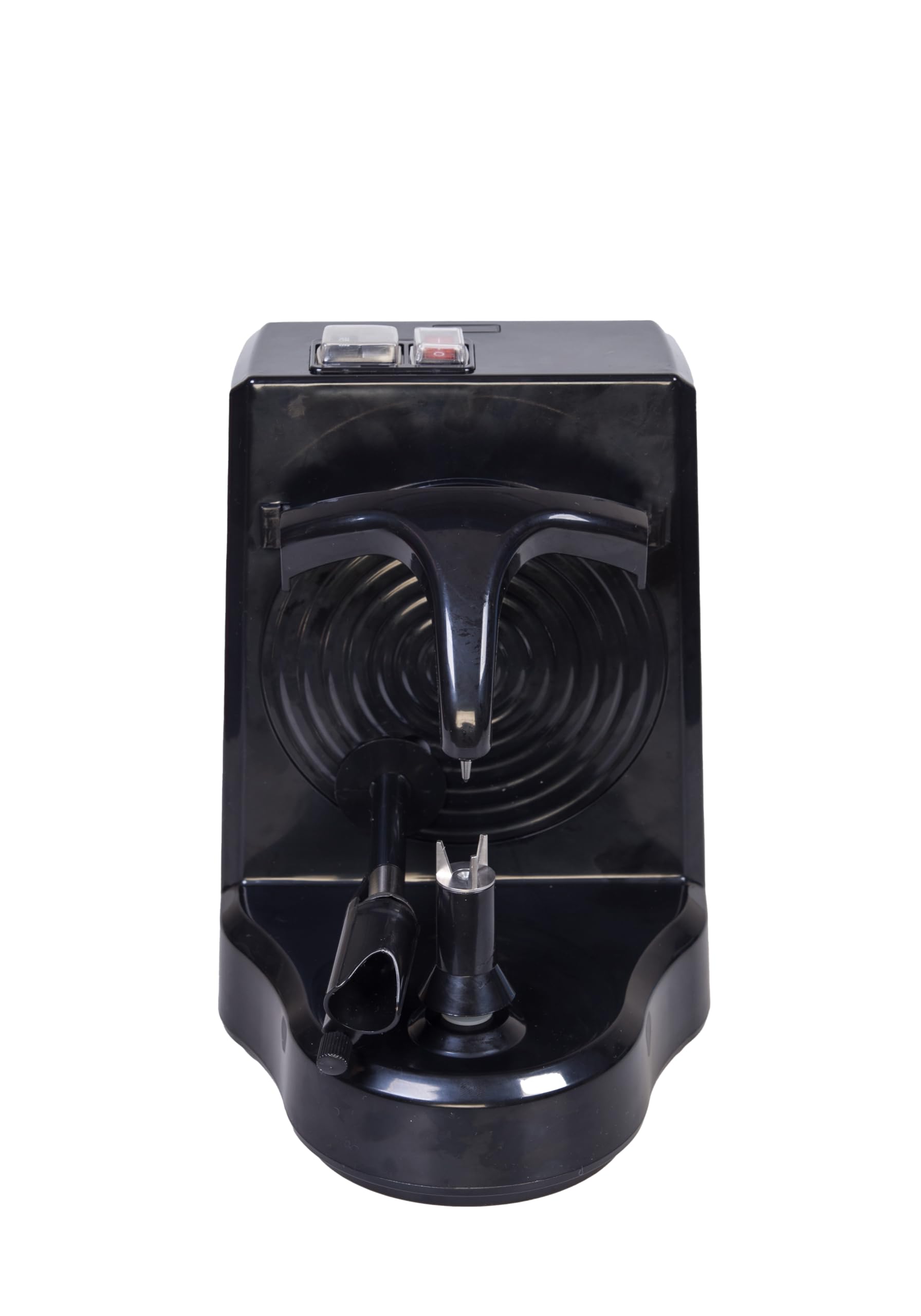Pelador Eléctrico de Frutas y Verduras, Máquina Automática para Pelar Naranjas, Cítricos, Manzanas y Patatas, Cuchilla de Acero Inoxidable, Negro (Negro)