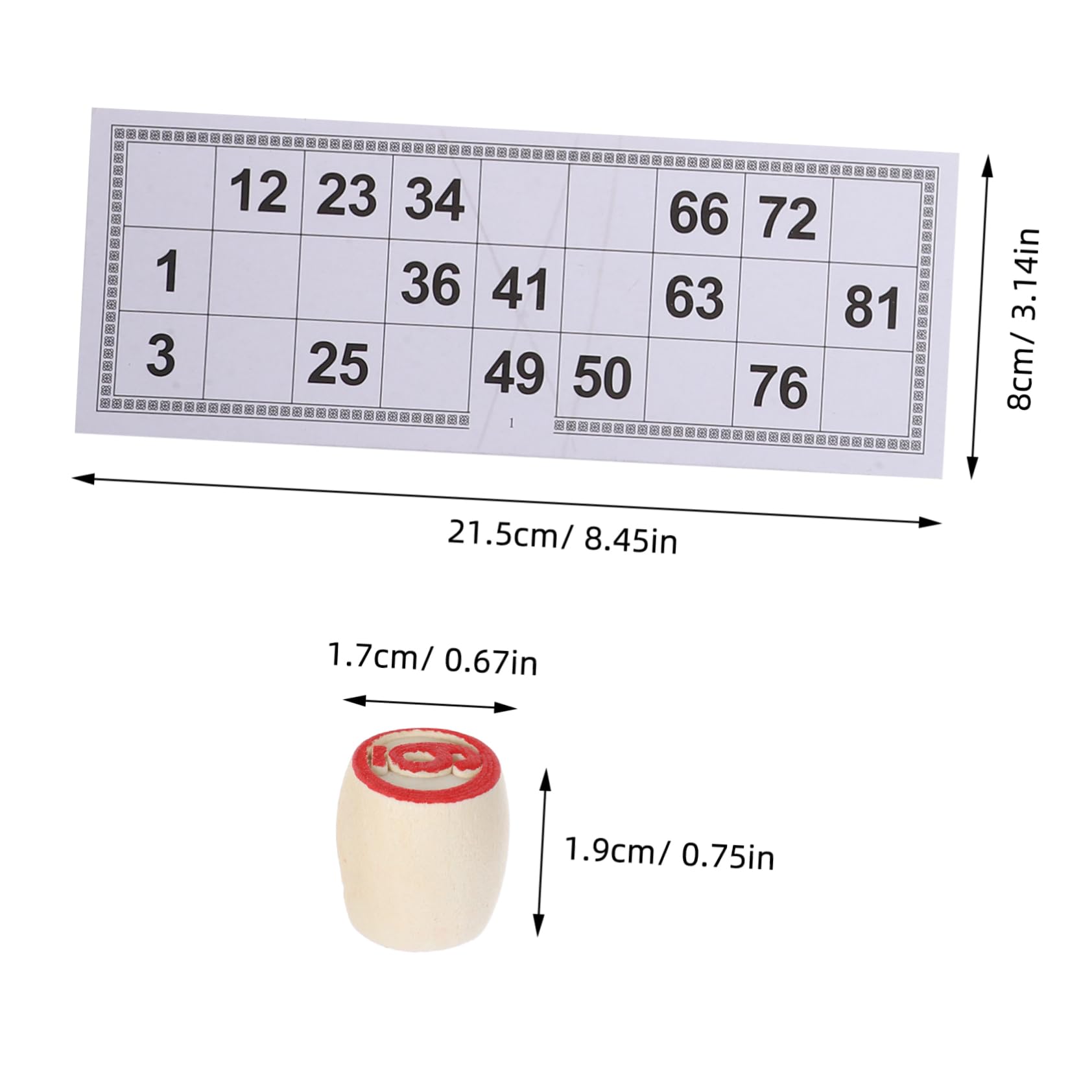 Lustiges Bingo Spiel mit 90 Doppelseitigen Zahlenkarten Fördert Hand Auge Koordination und Feinmotorik für Partys und Gruppenspiele
