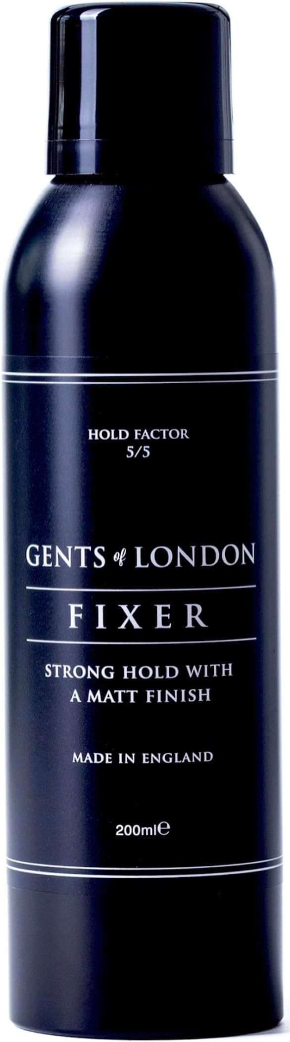 Fixer Men’s Hairspray 200ml, Gents of London Strong Hold Spray, Long Lasting, Hold, Texturising, Medium to Longer Hairstyling, Makers of Styling Wax, Hair Paste, Hair Putty | Hairspray For Men