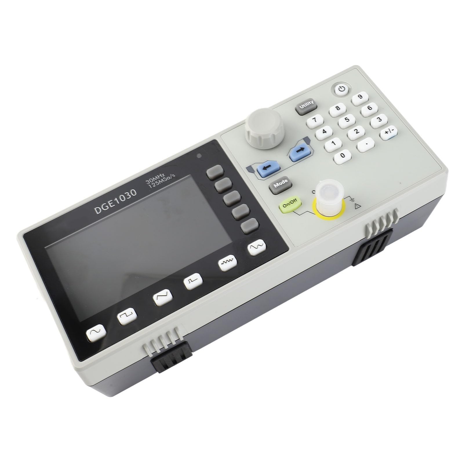 Fafeicy Generador de Forma de Onda Arbitraria de 30MHz 125MSa/s de un Canal con Pantalla LCD de 3,6 Pulgadas 14Bit 8K Puntos para Prueba de Educación de Laboratorio (Enchufe de la UE)