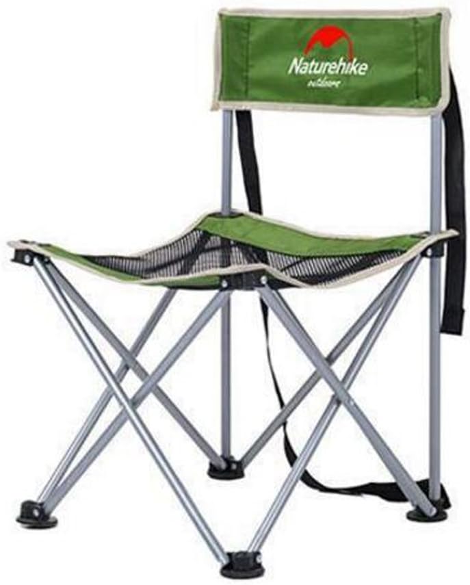SUNCHI ( 150KG/330 lb Portable Folding Hiking Chair Foldable Camping Outdoor Lightweight Chairs Garden Seat For Fishing BBQ Picnic