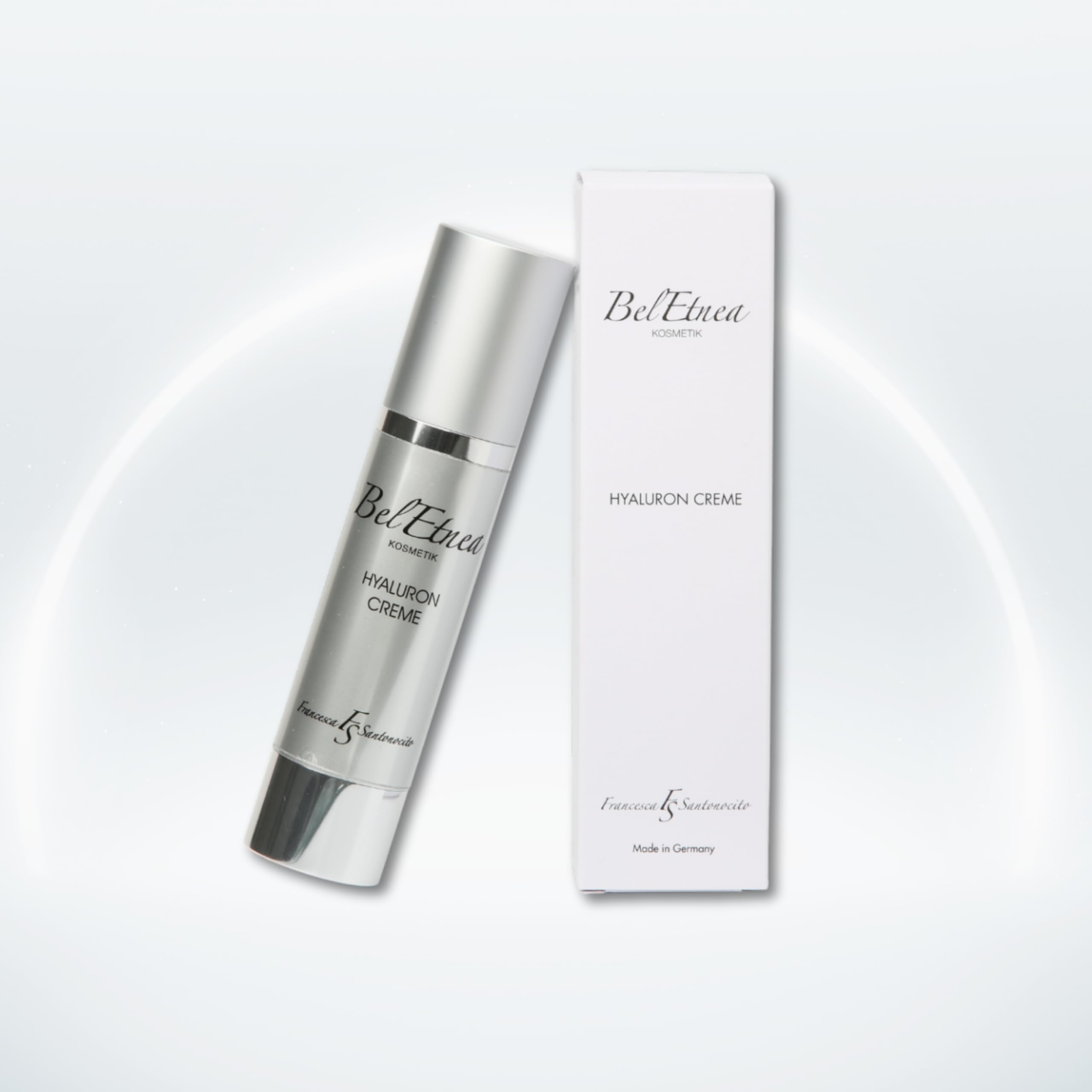 Hyaluroncreme hochdosiert mit Aquaporin - 24h Anti-Aging Gesichtscreme für Tag und Nacht - Feuchtigkeitscreme Gesicht für straffe und glatte Haut - gegen Falten und Augenringe - 50ml