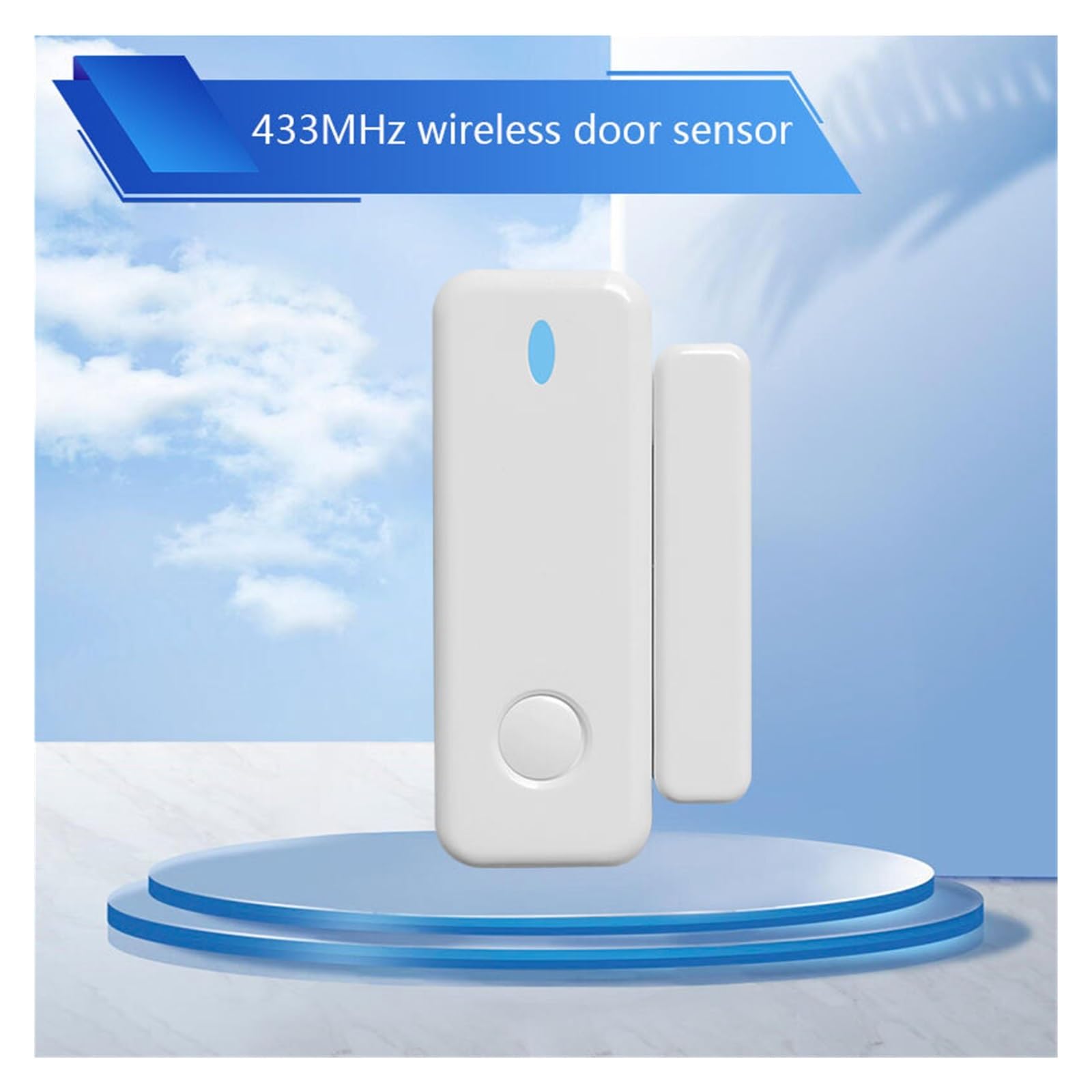 Alarmas De Puerta, Mini Sensor de alarma de puerta y ventana, Sensor de puerta inteligente inalámbrico, alarma de seguridad, accesorios de Host, recordatorio de puerta abierta Para La Seguridad Del Ho