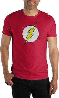 Bioworld DC Comics The Flash Logo Men's T-Shirt