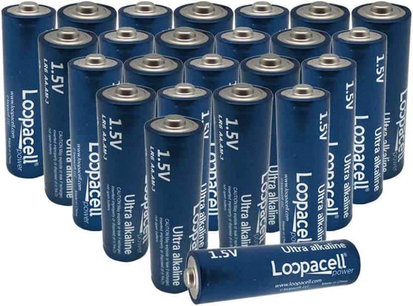 LOOPACELLAA Alkaline Batteries (Pack of 24) 1.5V