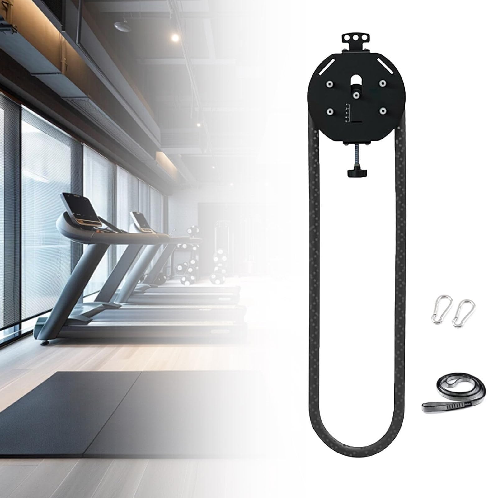 Home Gym Kabelzugsystem, Verstellbarer Widerstand, Endloser Seiltrainer für Ganzkörpertraining, Fitnessgeräte für Krafttraining zu Hause
