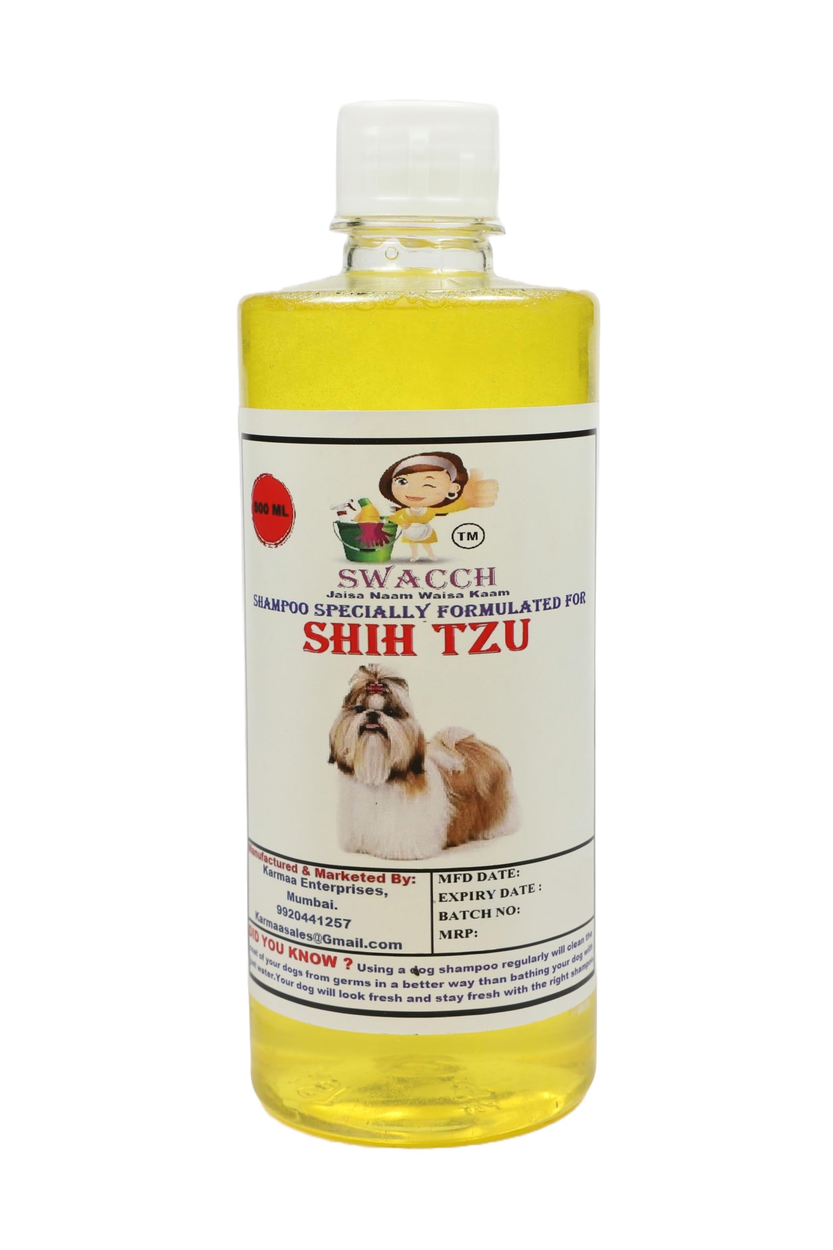 Swacch Shampoo Specially Formulated for Shih TZU (500ml) Lemon (B0C1VPVWXY) Amazon Price History, Amazon Price Tracker