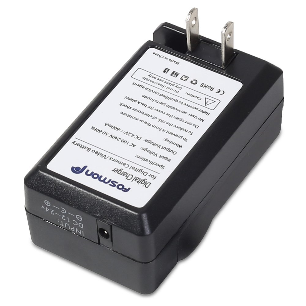 VidPro Adorama PT-19 AC/DC Rapid 4.2 Volt Battery Charger for Olympus LI-50B and LI-70B, Nikon EN-EL11, Pentax D-LI78, Ricoh DB-80, Sony BK1, FK1, NP-BY1 Batteries