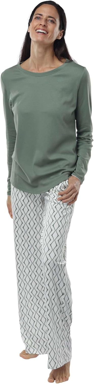 jijamas Incredibly Soft Pima Cotton Women's Pajamas Set - The Weekender - Image 5