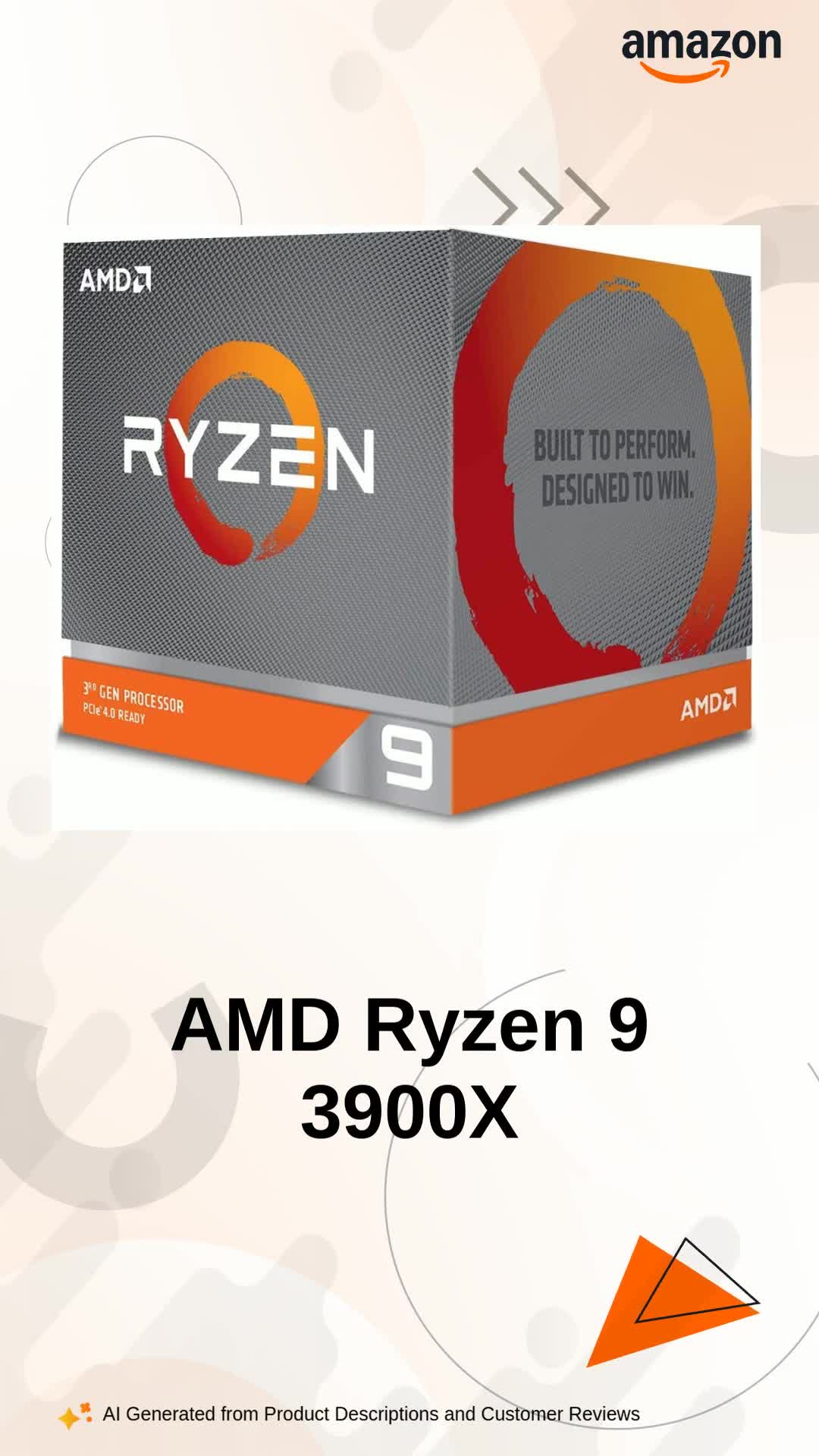 AMD Ryzen 9 3900X Desktop Processor