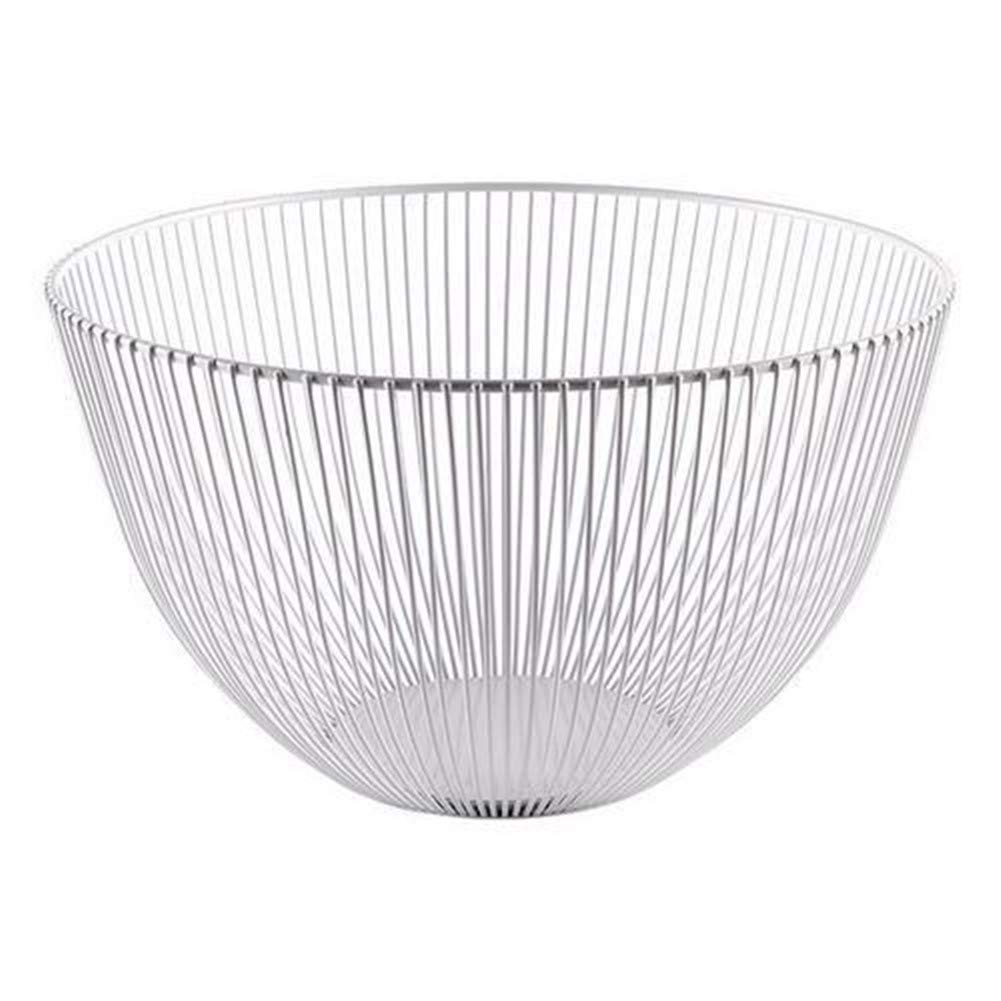 Cesta de fruta moderna YUQI grande y blanca para almacenamiento y decoración en el hogar
