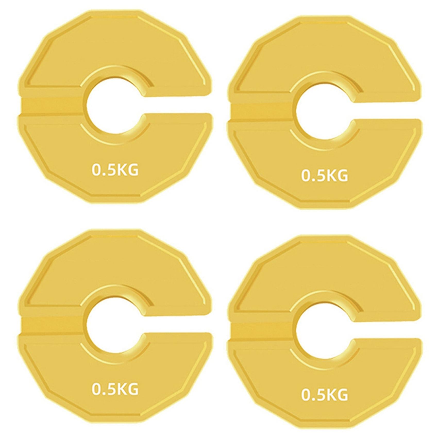 4 Talerzy Micro-Type Gym Hantle Talerze Ułamkowe Gumowe Talerze Ułamkowe Talerze Ułamkowe Dodatek Otwór 35 mm 0,5 Kg