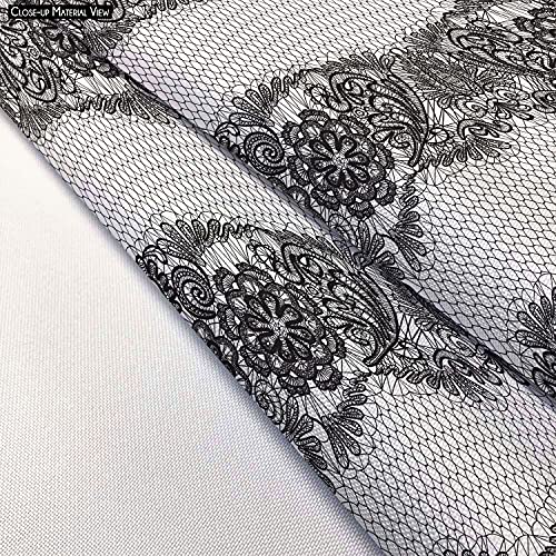 Image of ArtzFolio Black Lace | Reusable Sack Bag | Bag for Gym, Storage, Vegetable & Travel