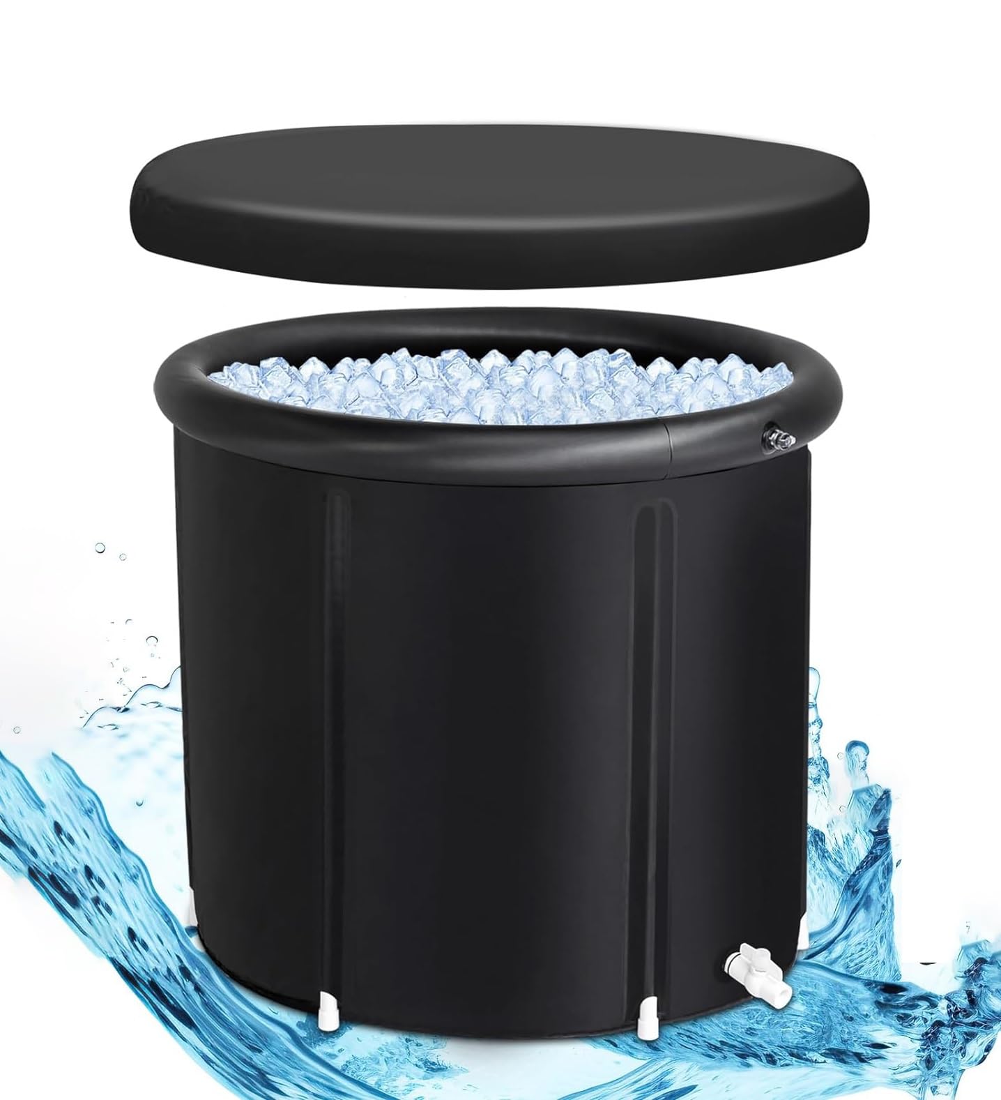 Baignoire chaude gonflable portable Icebath 70*70cm pour baignoire de thérapie e