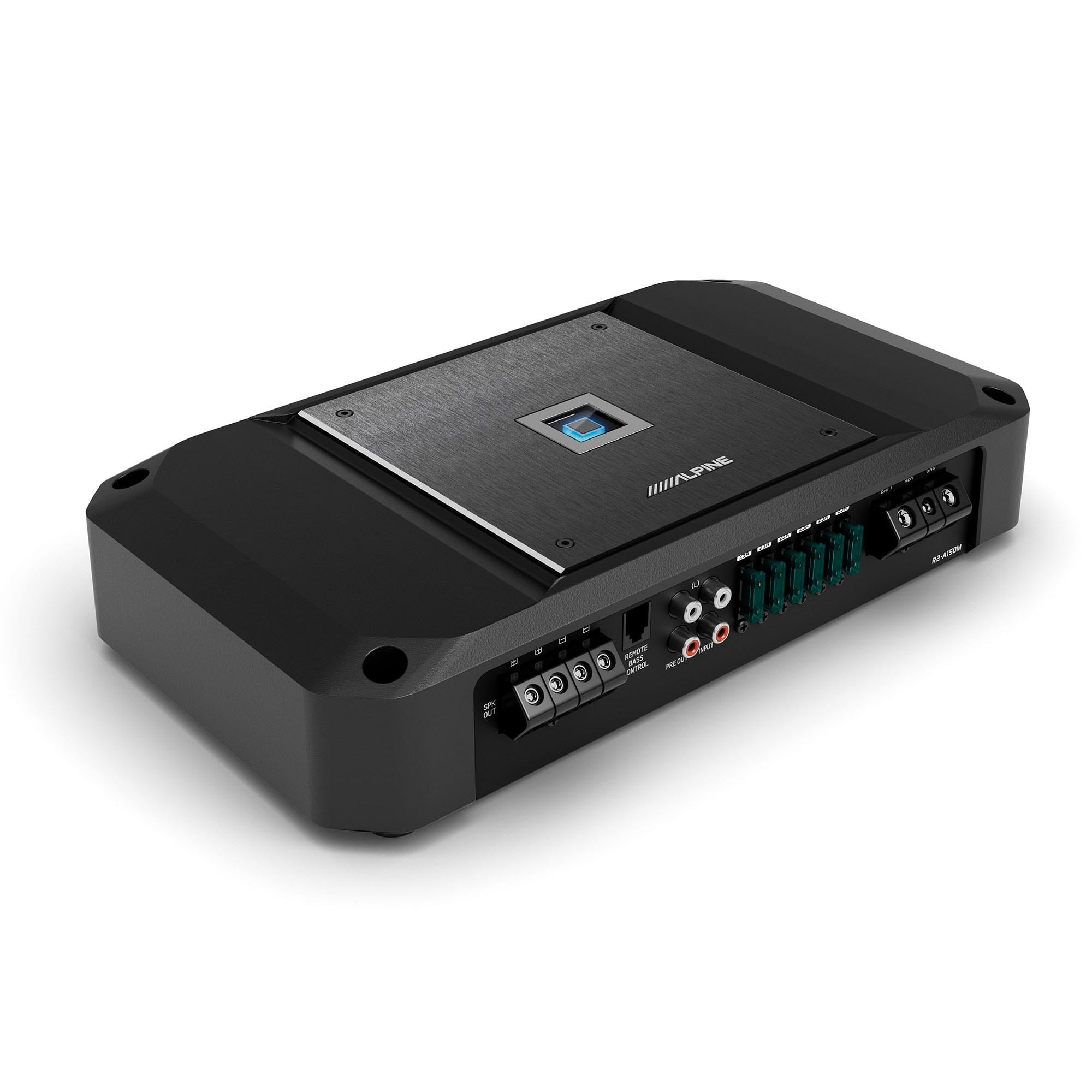 Alpine (2) R2-SB10V 10-inch R-Series Halo Preloaded Sub Enclosure w/ R2-A150M Amp Bundle