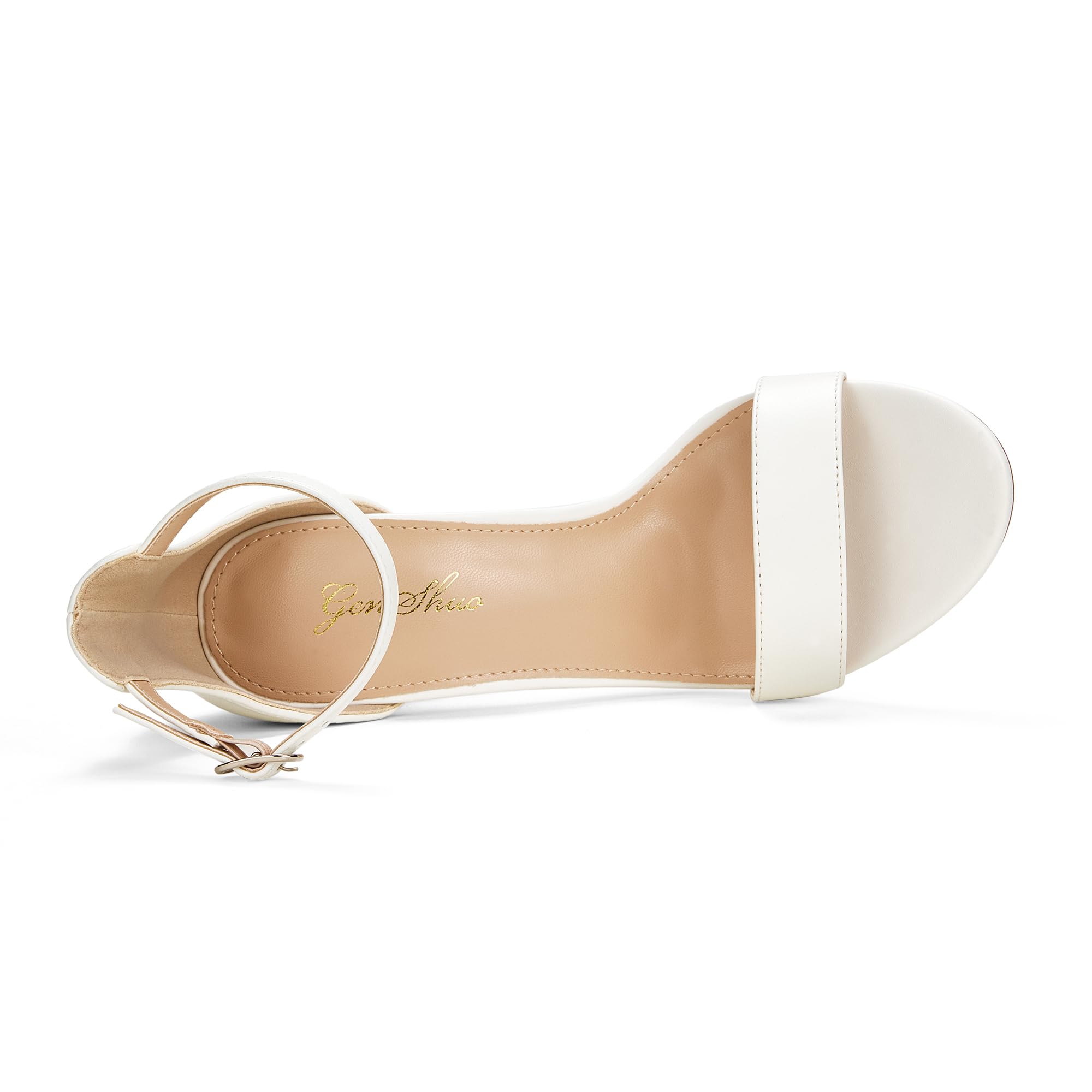 Zhabtuc Sandali da Donna con Tacco Largo Sandali con Tacco Donna Estive Eleganti Sandalo Tacco Medio Aperti Scarpe con Cinturino Caviglia Punta Tonda Tacchi Classici con Fibbie e Cinturini Estate