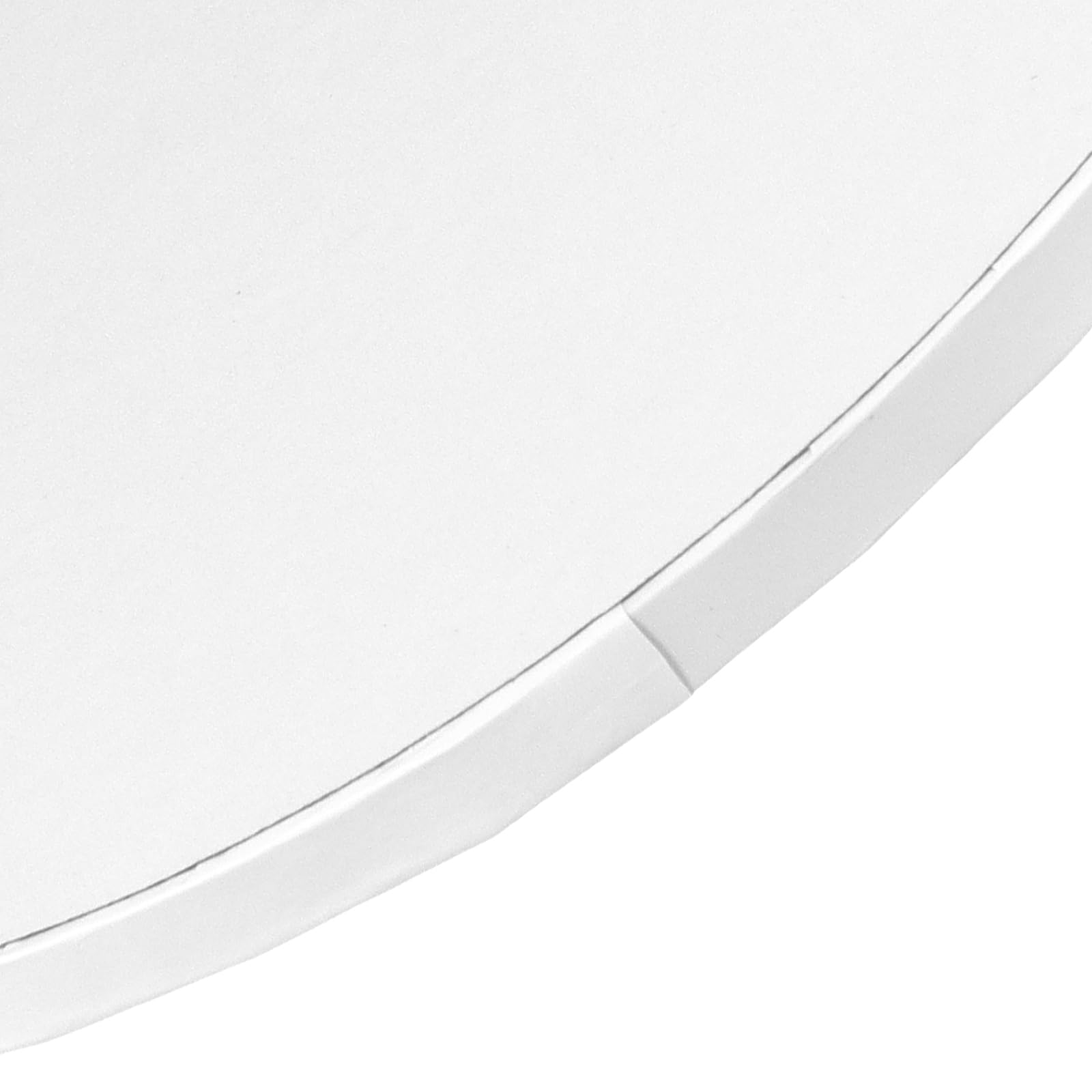 Lot de 10 Cake Boards 25 cm - Supports à Gâteau Ronds en Carton Ondulé 4 Couches - Plateau Jetable pour Mariage, Anniversaire, Fête (Blanc)