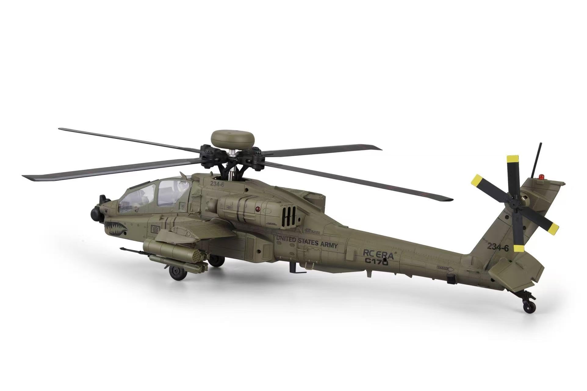 TOUCAN RC HOBBY RC ERA C170 1/48 fern gesteuertes Hubschrauber-Gyroskop AH-64D RC-Flugzeug Modell EIN Schlüssel landekreis Flug bürstenloser Motor