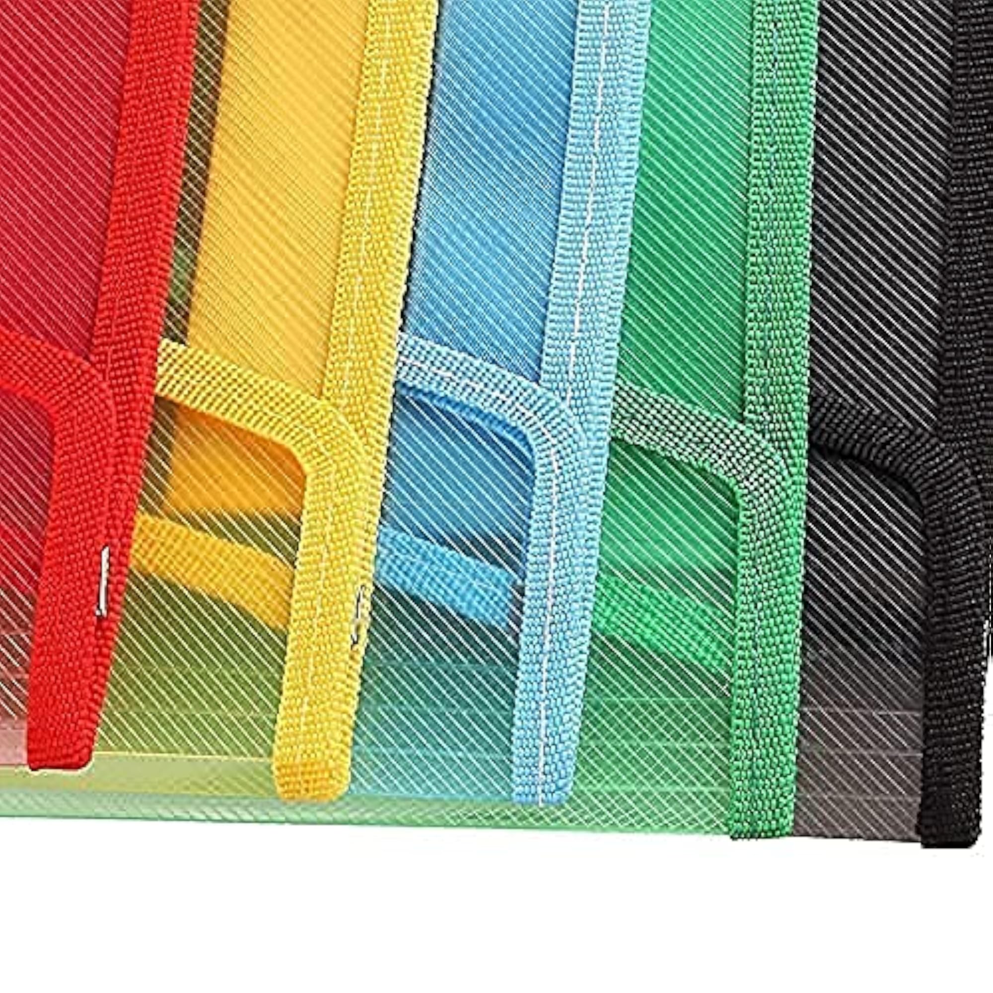 Transparent Poly-Plastic A4 Document Folder Set of 4