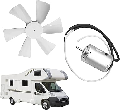 RV Vent Fan,RV Bathroom Fan Exhaust Fan - 12V D Shaft RV Fan Motor, RV Ventilation Camper Fan, Ceiling Bathroom Exhaust Roof Fan RV Accessories Smood |   RV   Smood