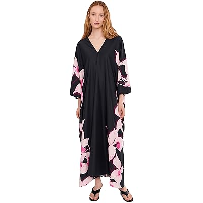 Natori Orchida Caftan black