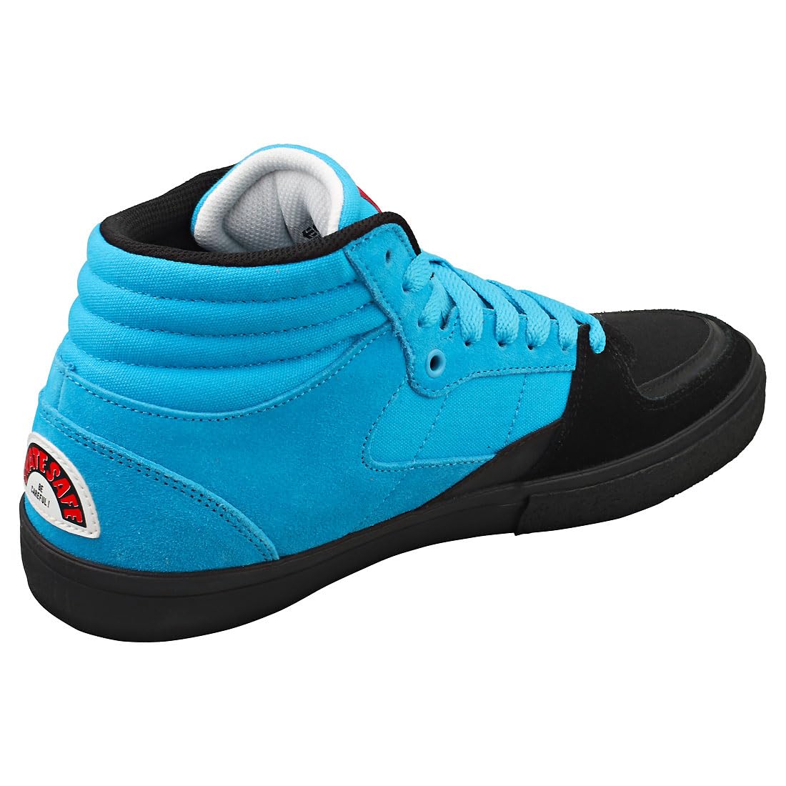 Etnies Men's Screw Vulc Mid X Santa Cruz Skate Shoe, Black/Blue/Black, 8